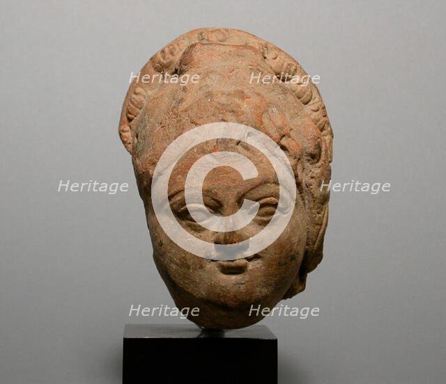 Female Head, 4th/6th century. Creator: Unknown.