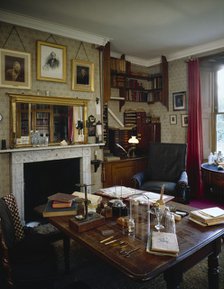 Darwin's study at Down House, c1990-2010. Artist: Nigel Corrie.
