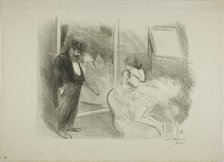 The Dancer's Dressing Room, First Plate, 1895. Creator: Jean Louis Forain.