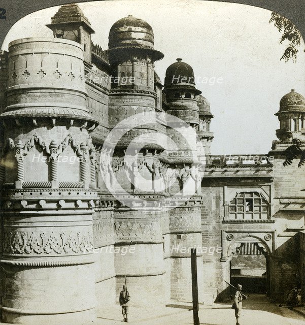 Man Singh Palace, Gwalior, Madhya Pradesh, India, c1900s(?).Artist: Underwood & Underwood