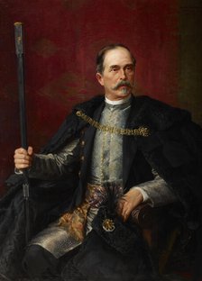 Portrait of Jan Tarnowski, after 1890. Creator: Kazimierz Pochwalski.