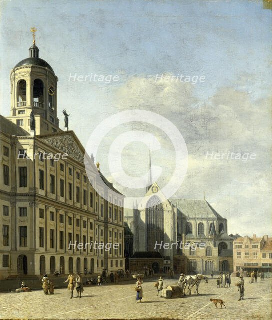 The Town Hall in Amsterdam, c1674. Creator: Gerrit Berckheyde.