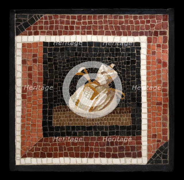 Mosaic Floor Panel Depicting a Sack, 2nd century. Creator: Unknown.