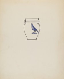 Jar, c. 1936. Creator: Yolande Delasser.