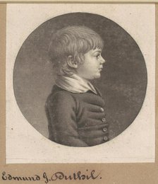 Edmund G. Dutilh, 1802. Creator: Charles Balthazar Julien Févret de Saint-Mémin.