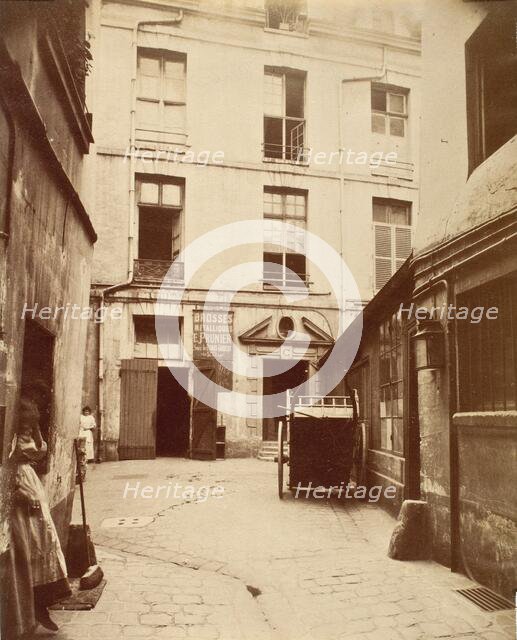 Hotel 17, Rue Geoffrey L'Angevin, Printed 1902 circa. Creator: Eugene Atget.