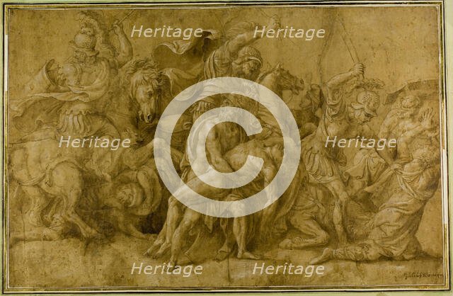 Menelaus Holding the Body of Patroclus, n.d. Creator: Unknown.