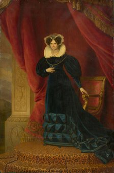 Friederike Luise Wilhelmine of Prussia (1774-1837), Queen of the Netherlands, Between 1833 and 1839. Creator: Hulst, Jan Baptist, van der (1790-1862).