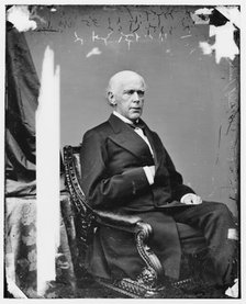 Chief Justice Salmon P. Chase, between 1860 and 1875. Creator: Unknown.