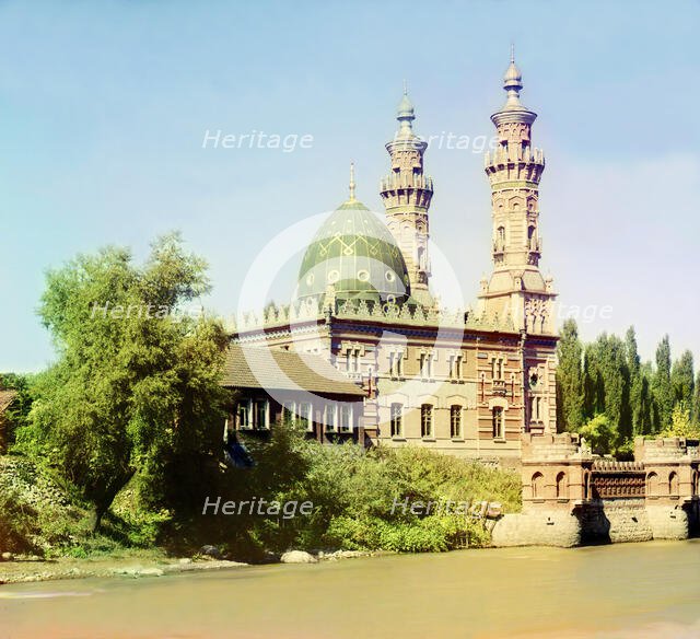 Mosque in Vladikavkaz, between 1905 and 1915. Creator: Sergey Mikhaylovich Prokudin-Gorsky.