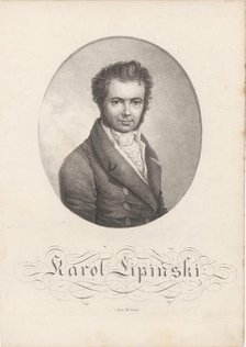 Portrait of the violinist and composer Karol Lipinski (1790-1861). Creator: Anonymous.