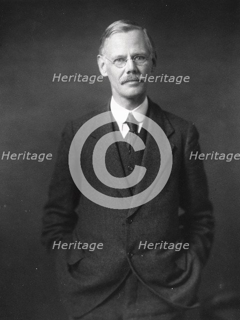 Half length portrait of Benjamin Seebohm Rowntree. Artist: Unknown