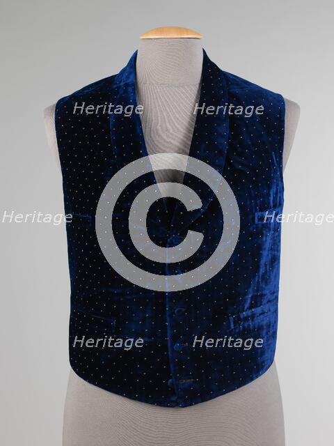 Dinner vest, American, 1850-59. Creator: Unknown.
