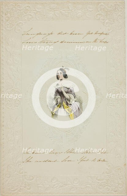Language Did Have Yet (valentine), c. 1840. Creator: Unknown.