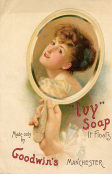 Ivy soap, 1900. Artist: Unknown
