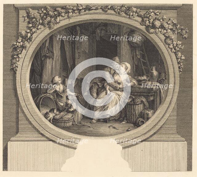 La Félicité villageoise, 1784. Creator: Nicolas Delaunay.