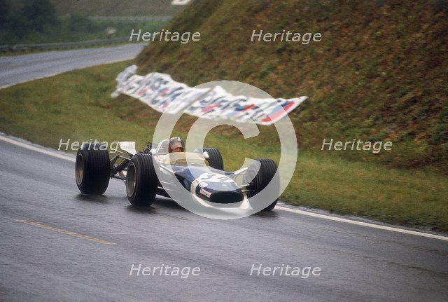 Jo Siffert's Lotus-Ford, French Grand Prix, Rouen, 1968. Artist: Unknown