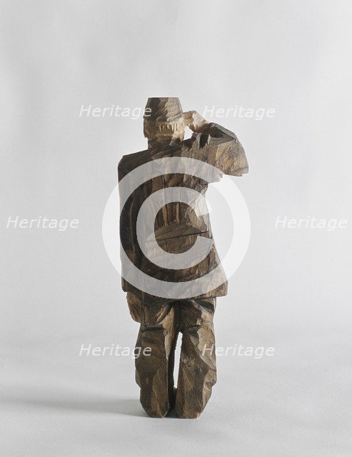 Inspecting the military recruit.  Artist: Torkel Lindeberg