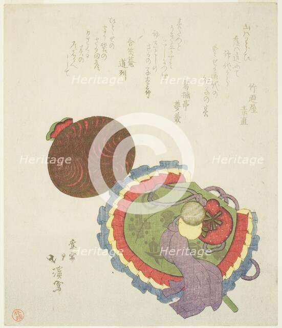 Purse and mallet, n.d. Creator: Totoya Hokkei.