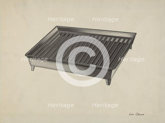 Shaker Dish Drainer, 1935/1942. Creator: Lon Cronk.