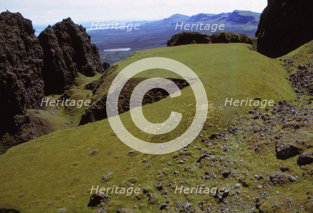 The Table, Quirang, Isle of Skye, Scotland, 20th century.  Artist: CM Dixon.