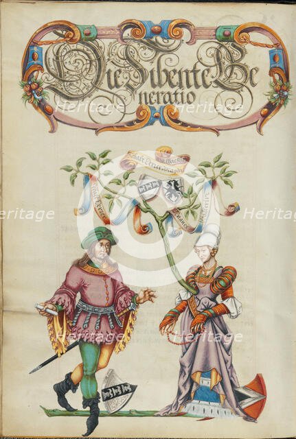 The Seventh Generation, Sebaldt Derrer, about 1626-1711. Creator: Unknown.