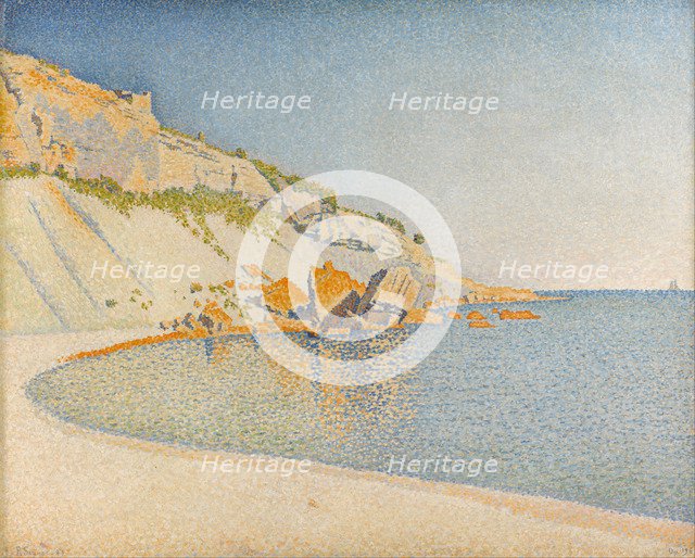 Cassis, Cap Lombard, Opus 196, 1889. Artist: Signac, Paul (1863-1935)