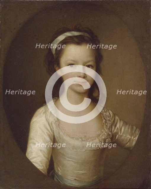 Portrait of Countess Yekaterina Artemyevna Vorontsova (1780-1836) as Child, End 1780s. Artist: Levitsky, Dmitri Grigorievich (1735-1822)