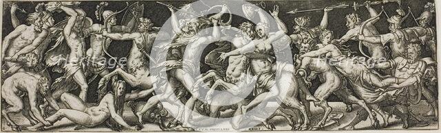 Combat of Centaurs and Lapiths, 1550/1572. Creator: Etienne Delaune.