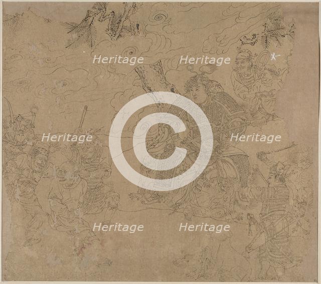 Album of Daoist and Buddhist Themes: Search the Mountain: Leaf 41, 1200s. Creator: Unknown.