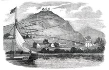 Procession up Hoad-Hill, the Site of the Memorial, 1850. Creator: Unknown.