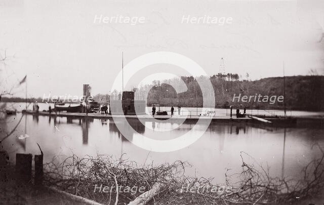 U.S. Monitor Lehigh, James River, 1861-65. Creator: Unknown.