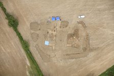 Excavations at Rutland Roman Villa, Rutland, 2022. Creator: Damian Grady.