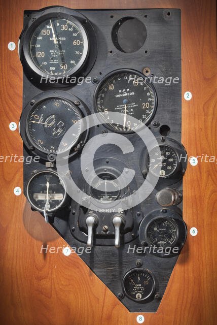 Fokker T-2 Instrument Panel, 1923. Creator: Unknown.