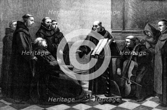 "Rehearsal", by A. Robert, in the International Exhibition, 1871. Creator: Unknown.