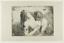 The Bite, 1914. Creator: Edvard Munch.