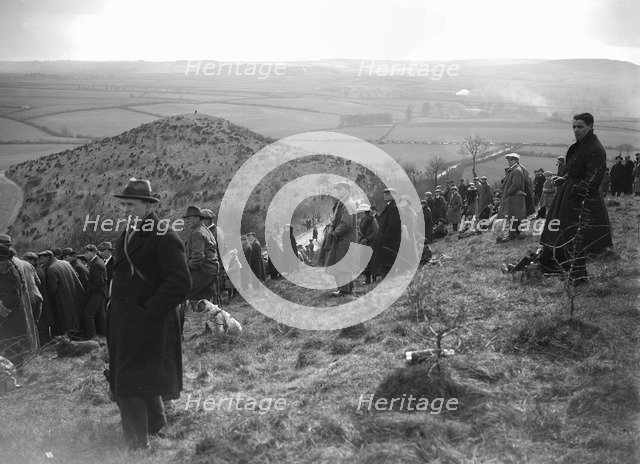 Essex Motor Club Kop Hillclimb, Buckinghamshire, 1922. Artist: Bill Brunell.