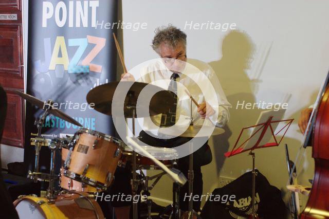 Alex Eberhard, Splash Point Jazz, Eastbourne, East Sussex, UK, 28 Aug 2019. Creator: Brian O'Connor.