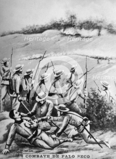 Battle of Palo Seco, (1873), 1920s. Artist: Unknown