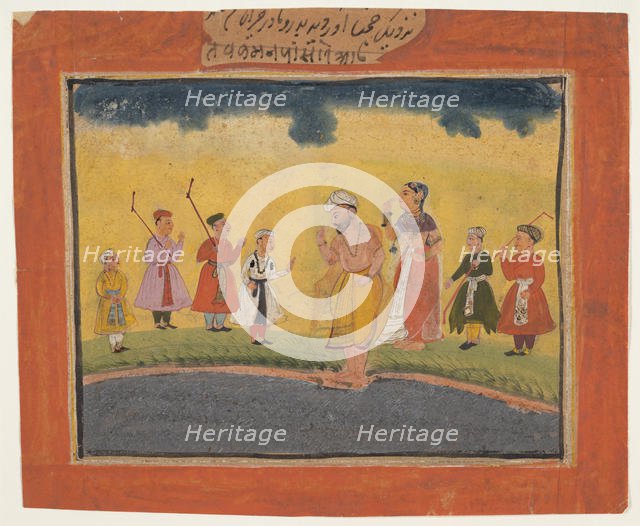 Krishna's Parents Search for Him, ca. 1615. Creator: Unknown.