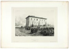 House of Six Green Shutters, from Souvenirs d’Italie: Expédition de Rome, 1858. Creator: Auguste Raffet.