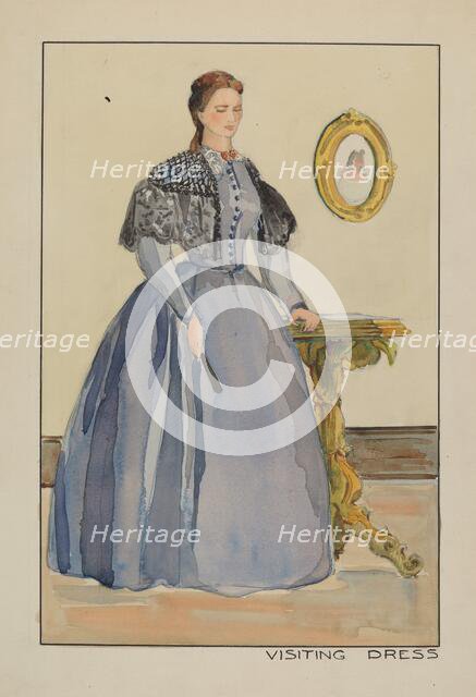 Dress, c. 1936. Creator: Arelia Arbo.