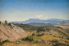 Rocky Hills near Civitella, 1869. Creator: Peter Christian Thamsen Skovgaard.