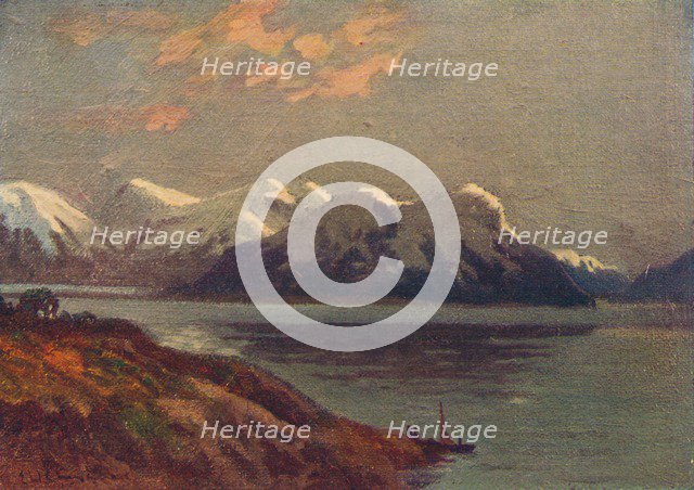 'The Strait of Magellan', 1916. Artist: E.W Christmas.