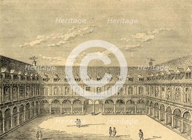 'Inner Court of the First Royal Exchange', (1897). Creator: Unknown.