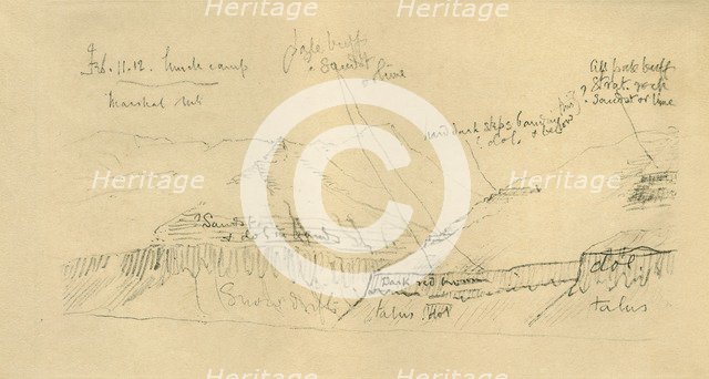 'Mount Buckley', 11 February 1912, (1913). Artist: Unknown.