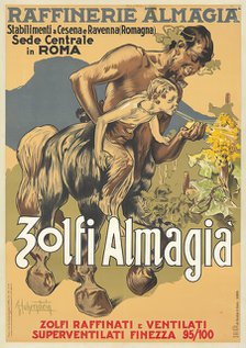 Zolfi Almagià. Creator: Hohenstein, Adolfo (1854-1928).