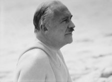 Albert Herter at the beach, between 1932 and 1942. Creator: Arnold Genthe.