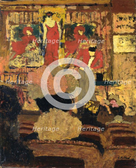 Le Numéro d'illusionniste, c. 1895. Creator: Vuillard, Édouard (1868-1940).