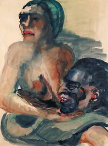 Love couple, 1930. Creator: Lohse-Wächtler, Elfriede (1899-1940).